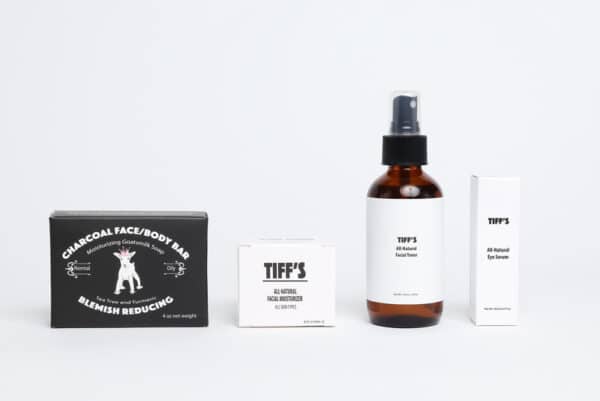 Facial Routine Set with Facial/Body Beauty Bar, Anti-Aging Facial Moisturizer, Floral Facial Toning Mist and Anti-Aging Eye Serum handmade at Simply Tiff's