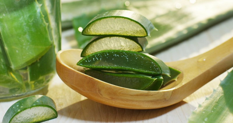 aloe vera ingredients to calm skin